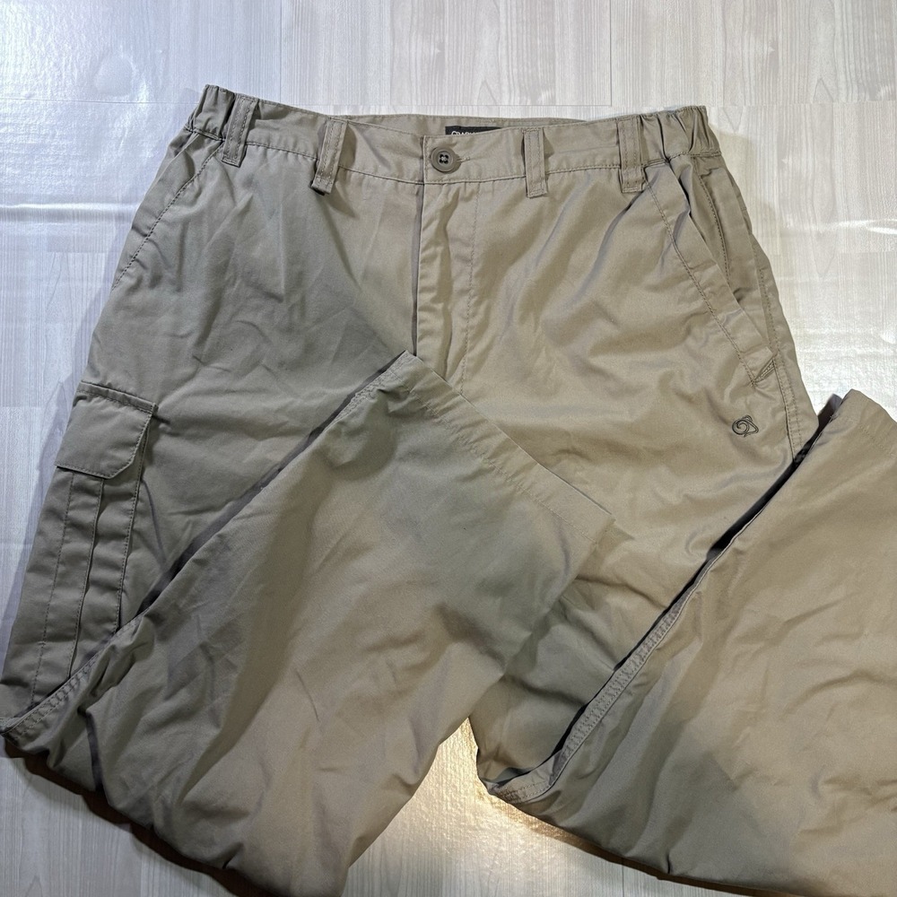 Craghoppers Men's Cargo Pants Size 34 Solar shield Hiking Trousers Beige